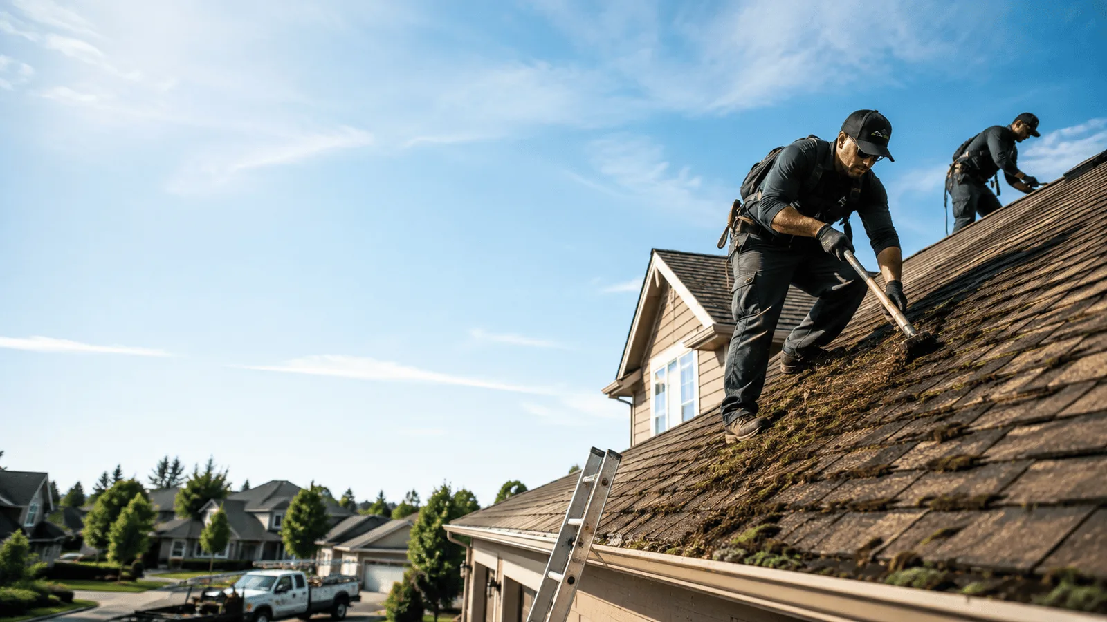 Roof Moss Removal in Mecosta, MI near me